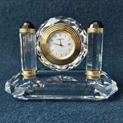 スワロフスキー Swarovski 1992年 クオーツ 置時計 廃盤品 - メルカリ