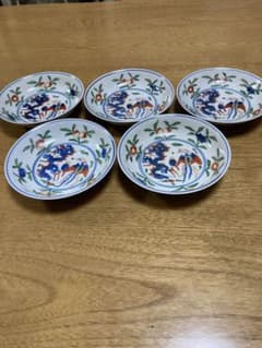 大明萬暦年製龍の画13cm皿5枚 - メルカリ