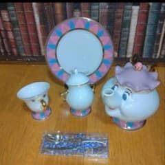 美少女と野獣 ポット夫人 チップ 皿 スプーン フォーク - メルカリ