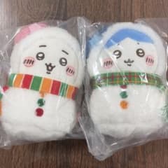 エニマイくじ ちいかわ E賞 ハチワレ ちいかわ 雪だるま マスコット