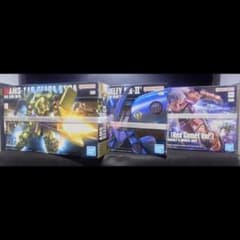 未組立】HG ギラ・ドーガ & キュベレイMKⅱ & シャア専用ザクⅱ - メルカリ