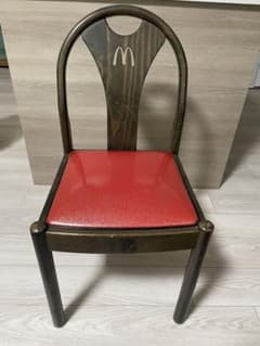McDonald's ビンテージ木製椅子】 希少なマクドナルドの椅子です