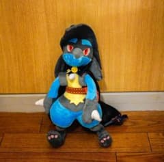 ハロウィンルカリオ ぬいぐるみ 大きい 30cm リボン袋付【現物撮影