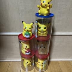ポケモン、レトロレアピカチュウ 貯金箱フィギュア 7体セット、非売品