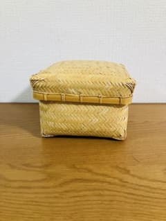 京都、公長斎小菅の竹の四角いバスケット - メルカリ