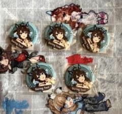 ウマ娘 新千歳 トラベル ポップアップ デアリングタクト 缶バッジ5個③
