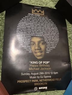 michael jackson spike lee dj spinna ポスター - メルカリ