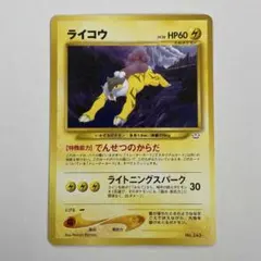 ライコウ_プレミアムファイル3 PROMO 第2世代（☆neo・☆VS・☆web