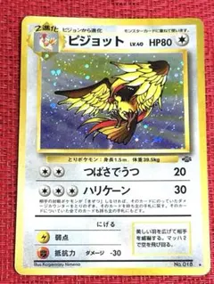 ピジョット ☆ 第2弾拡張パック ポケモンジャングル 旧裏ポケカ 大玉