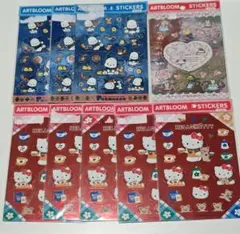 サンリオ アートブルームシール 9枚セット 1995 - メルカリ