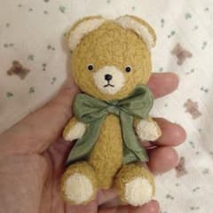 アーティストベア ぬいぐるみ OOAK テディ 海外作家様 イエロー