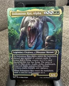 最終値下げ【MTG】エンブレム(FOIL) 君臨するもの、インドミナス・レックス