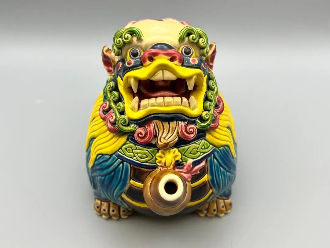 急須獅子形智盧陶光林智信林俊亨作交趾燒陶瓷器台灣交趾‐ Mercari 日本
