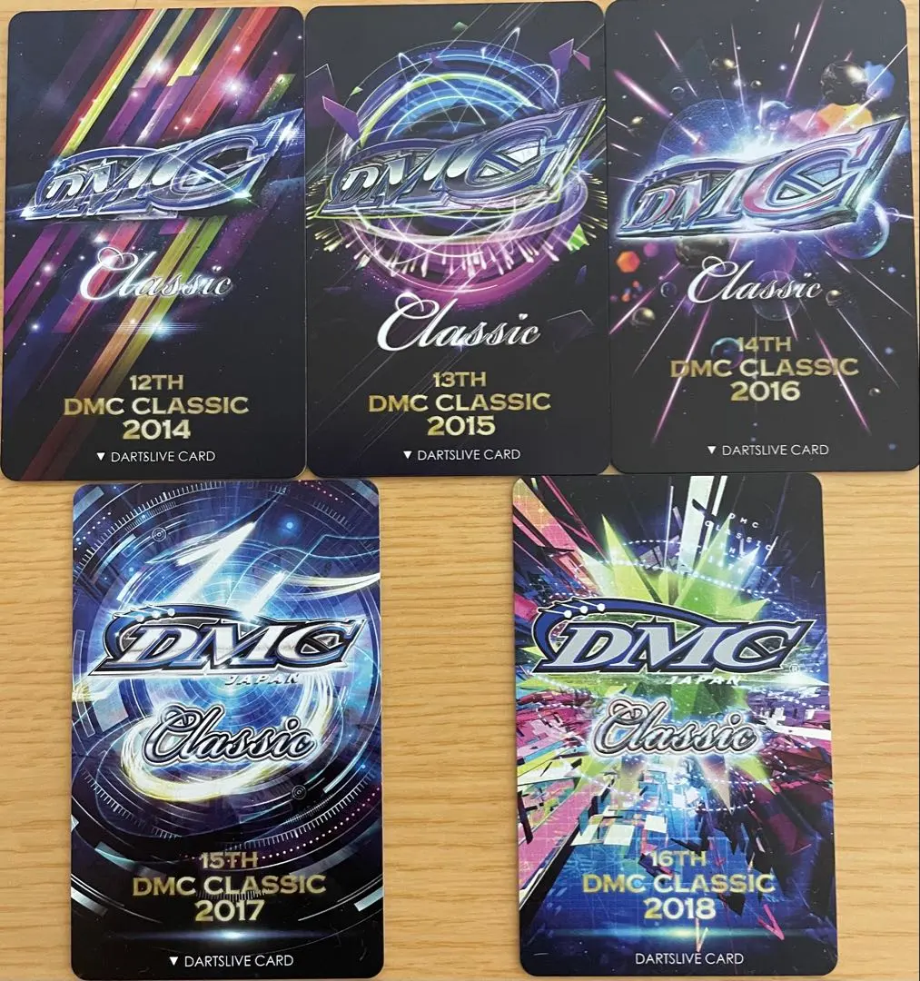 DMC Classic Darts Live 卡2014-2018 5 張‐ Mercari 日本最大二手網購平台