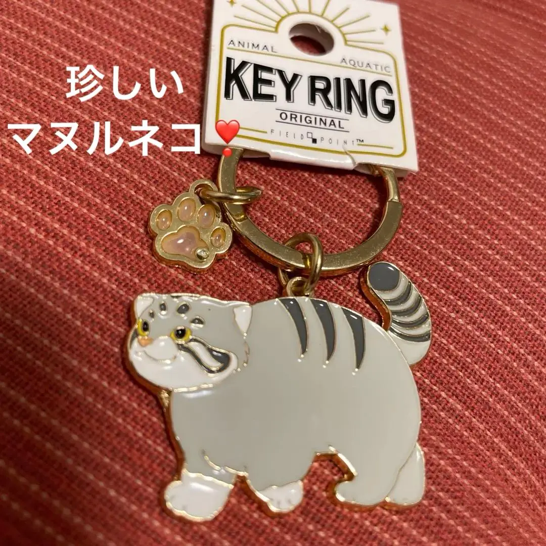 マヌルネコアクリルキーホルダー ポリー