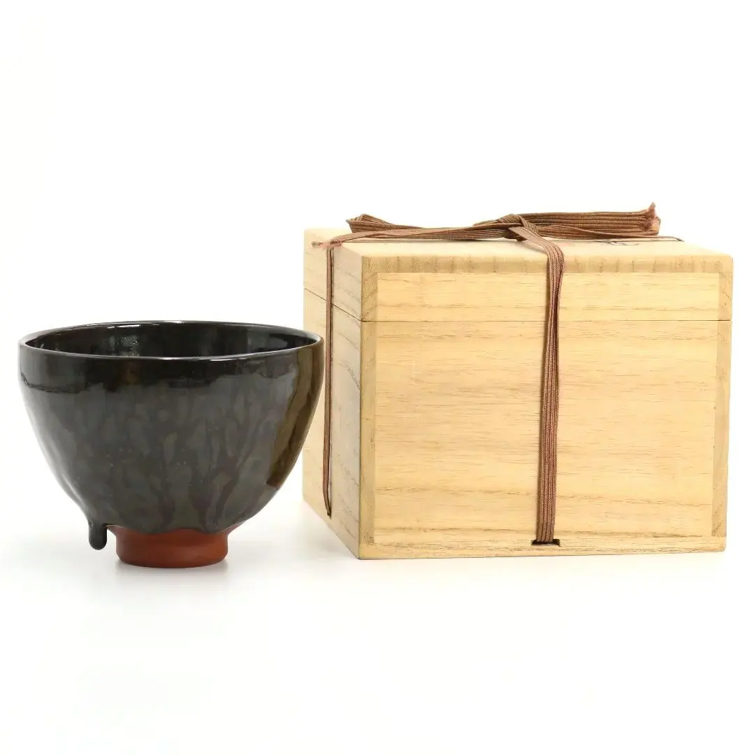 三代伊藤赤水作佐渡無名異燒抹茶碗共箱共布茶道具AT162 SS1 ‐ Mercari