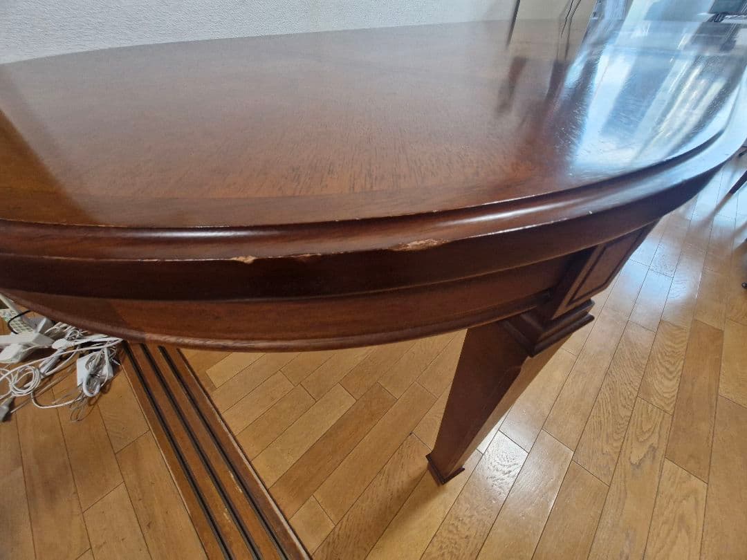 [最終値下げ！]マルニ 楕円形ダイニングテーブル 2.3M