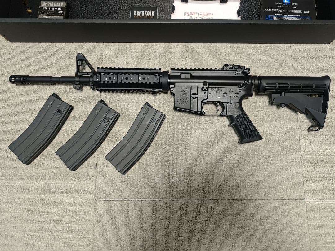 東京マルイ M4A1 MWS ガスガン 3マガジン付き - メルカリ