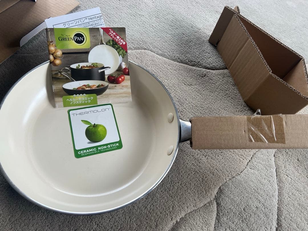 GreenPan ヘルシーセラミックノンスティック 24cm 2本セット - メルカリ