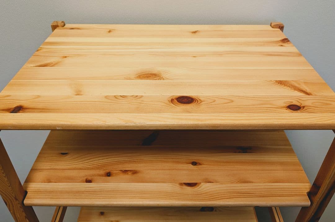 MUJI 無印良品 パイン材ユニットシェルフ 幅58cm 高さ120cm ② - メルカリ