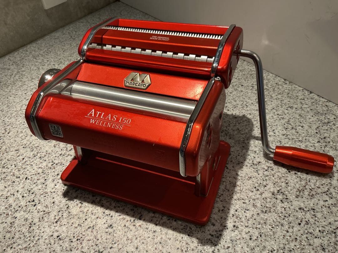 Marcato Atlas150 パスタマシン オレンジ色 マルカート 製麺機 - メルカリ