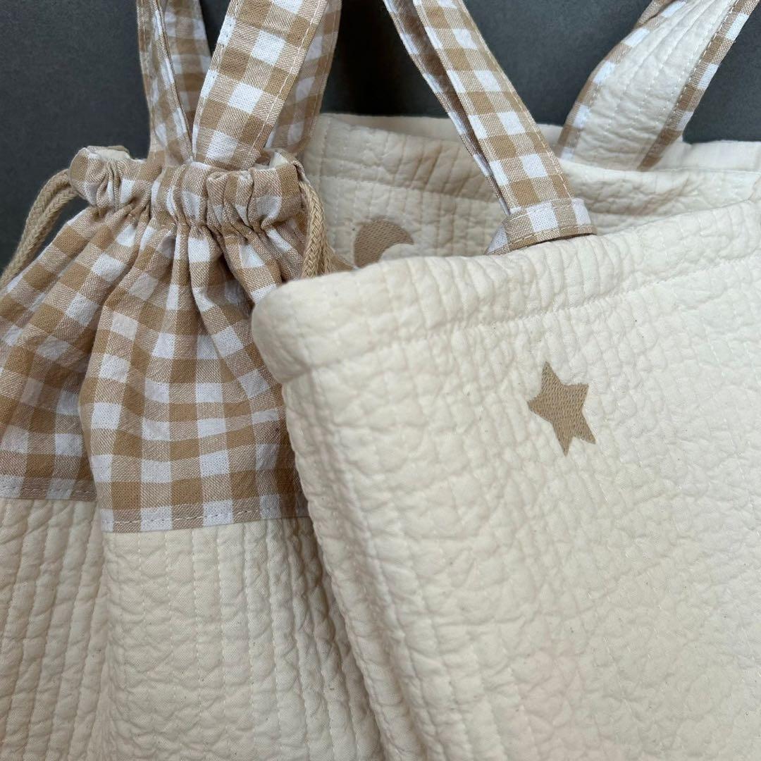 179/ムーンスター]【オリジナル刺繍】入園入学セット＊レッスンバッグ