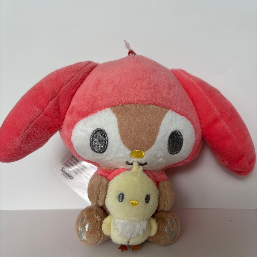 My Melody ぬいぐるみ ピンク リトルフォレストフェロォ（めろぉ