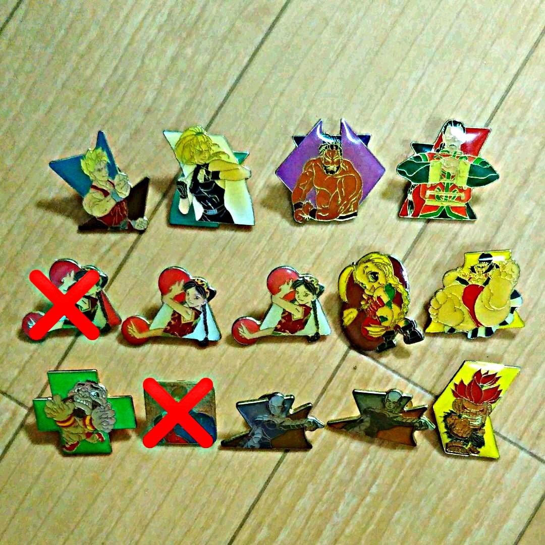 ストリートファイター ピンバッジ 12個セット - メルカリ