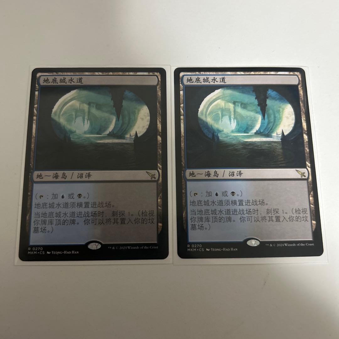 MTG 地底街の下水道 中国語 2枚 - メルカリ