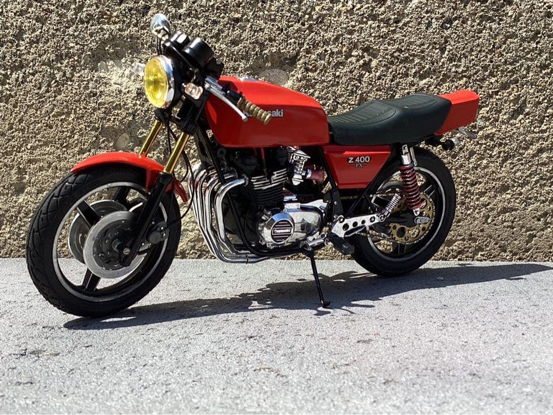 バイクプラモデル アオシマ1/12 Z400FX 族車 (ジャンク品) - メルカリ
