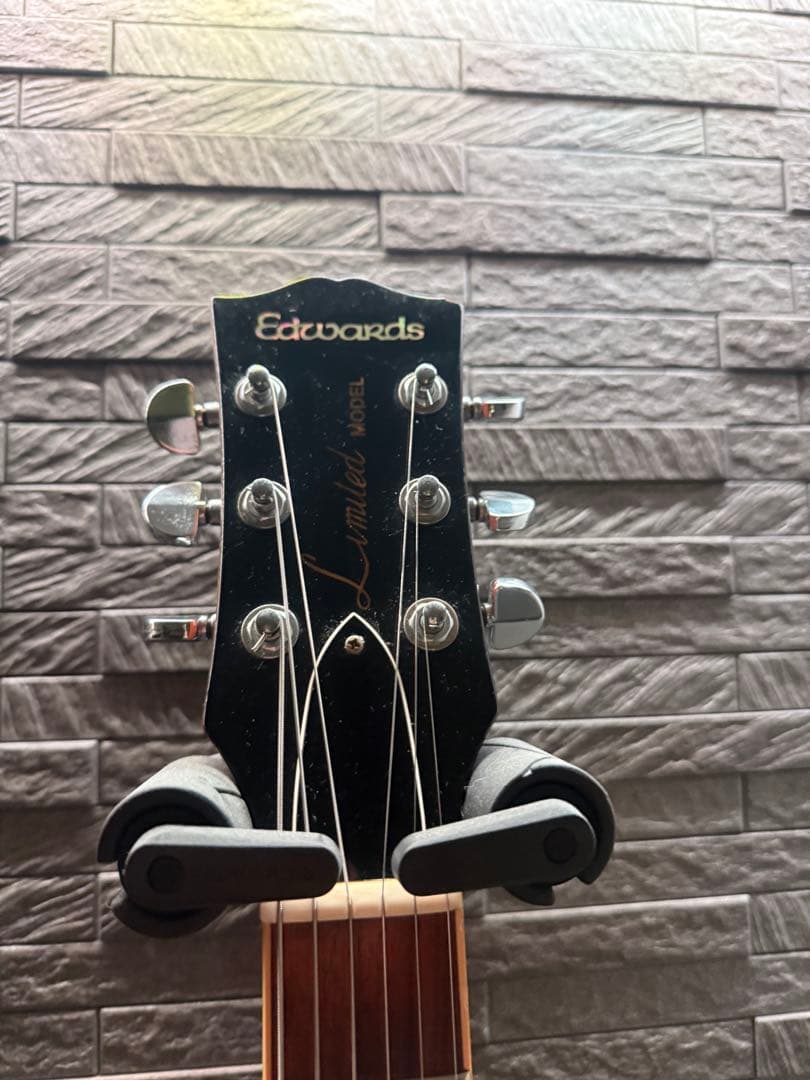 Edwards レスポール エレキギター 青 Hi-STANDARD 横山健 - メルカリ