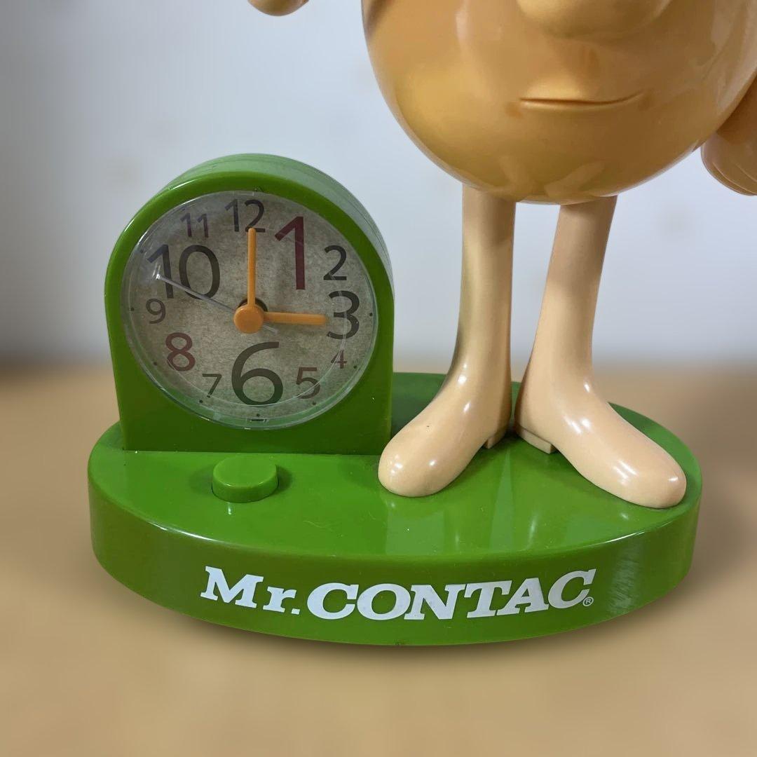 Mr. Contac 」人形 土台緑 目覚まし時計付き 高さ30cm - メルカリ