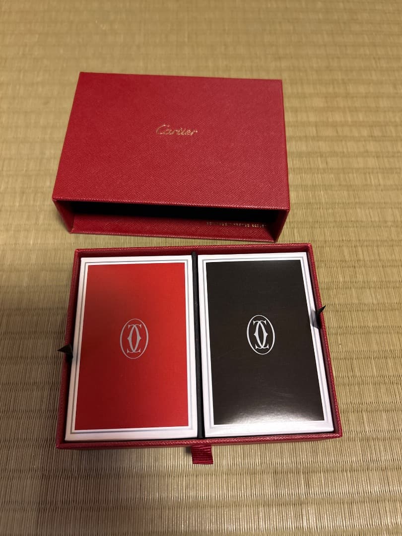 Cartier 赤黒トランプ 2セット 2026年最新】カルティエ トランプの人気アイテム - メルカリ