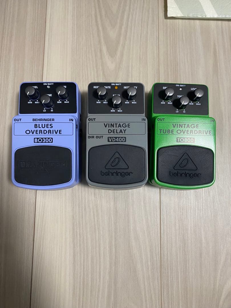 労働者ABehringer エフェクター 3点セット 労働者ABehringer エフェクター 3点セット 労働者ABehringer