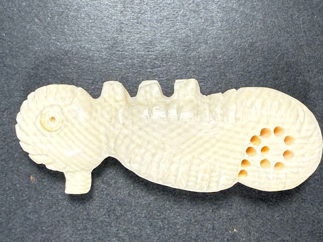 天然素材 牙 マンモス 重さ13.6g提げ物 開運 根付 検古民芸 アンティーク 根付 マンモス牙 馬 （ST-010） | 山田商店
