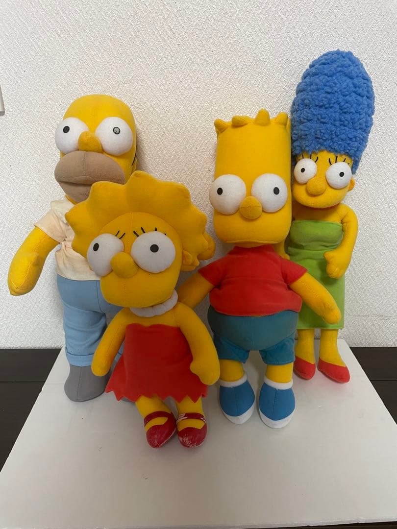 the simpsons シンプソンズ ぬいぐるみ 4体セット - メルカリ