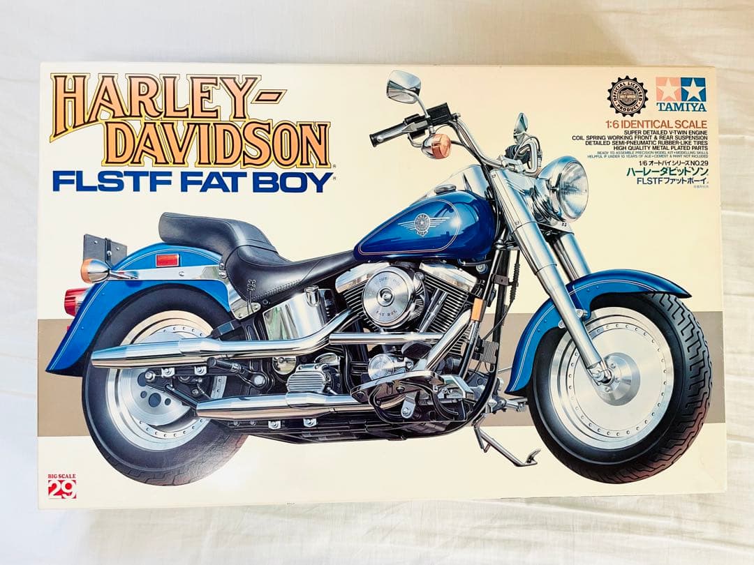 ハーレーダビッドソン FLSTF FAT BOY 1/6 プラモデル タミヤ製 - メルカリ