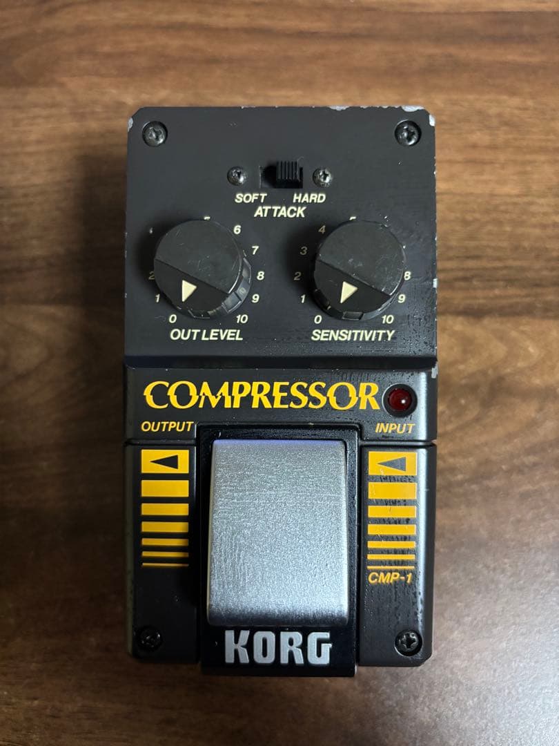 KORG CMP-1 コンプレッサー Effects Pedal Repair] KORG CMP-1 COMPRESSOR. Overhauling an old