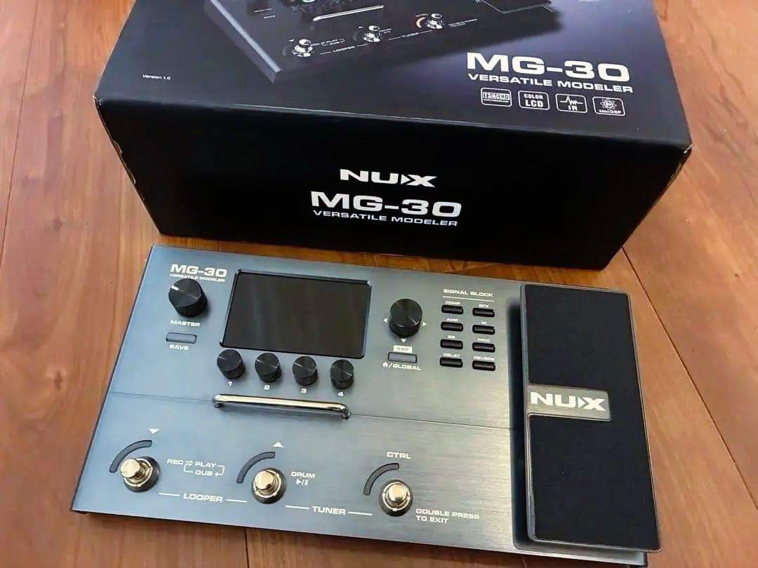 NUX MG-30 アンプシミュレーター　マルチエフェクター nux MG-30 Effector《マルチエフェクター/アンプシミュレーター