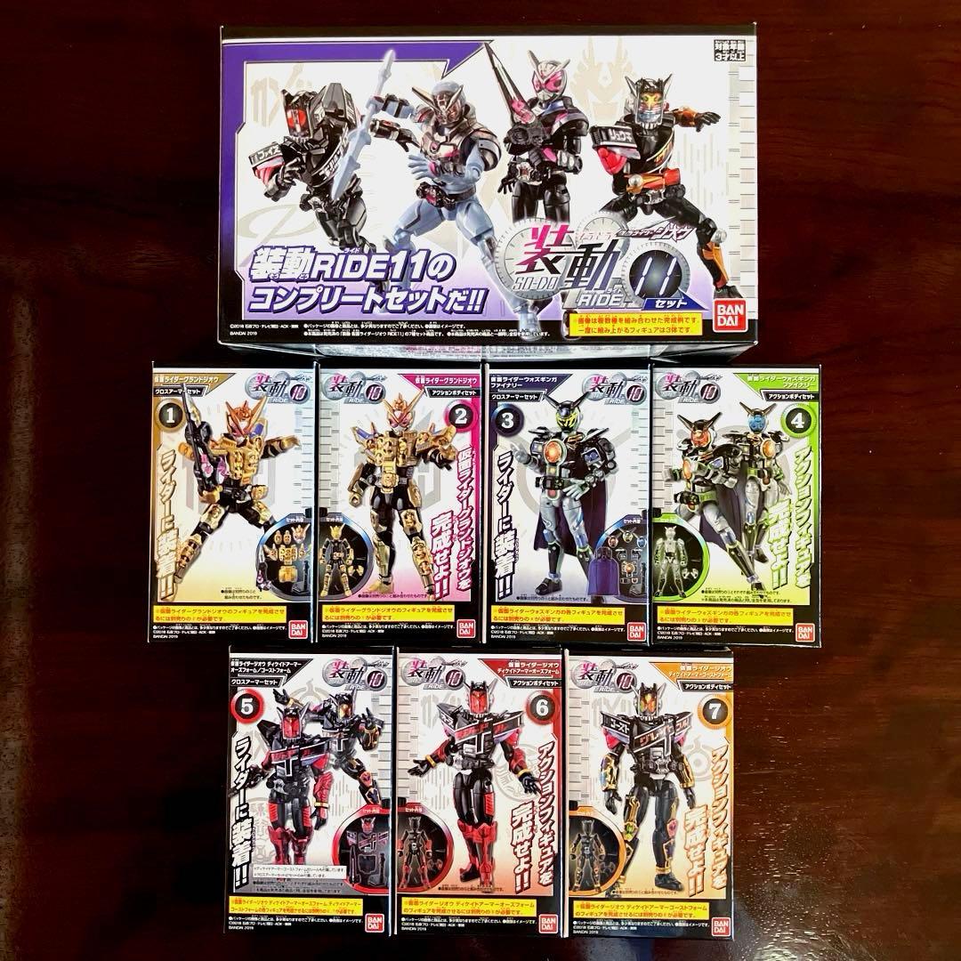 バラ売り不可・新品未開封】 装動 仮面ライダージオウ RIDE1〜11 74種