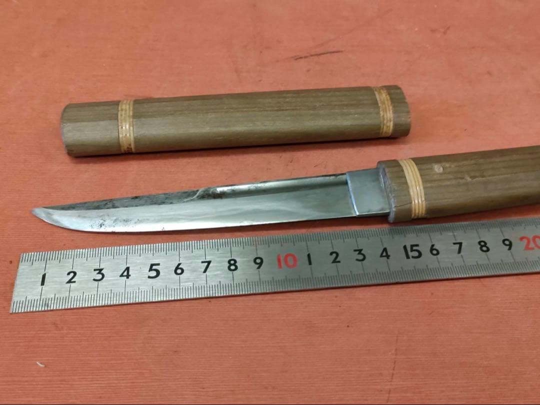 残欠刀 合法サイズに切断済 アウトドア 工作ナイフに - メルカリ