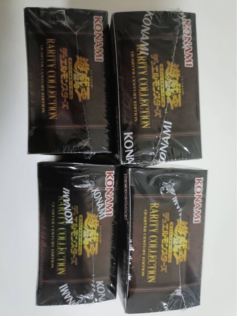 新品未開封】シュリンク付き4BOX 遊戯王 レアリティコレクション 25th