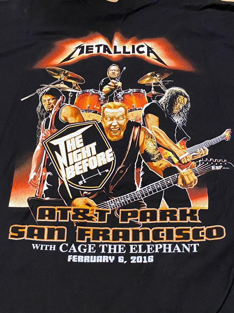 METALLICA Tシャツ AT&T PARK 2016 XL - メルカリ