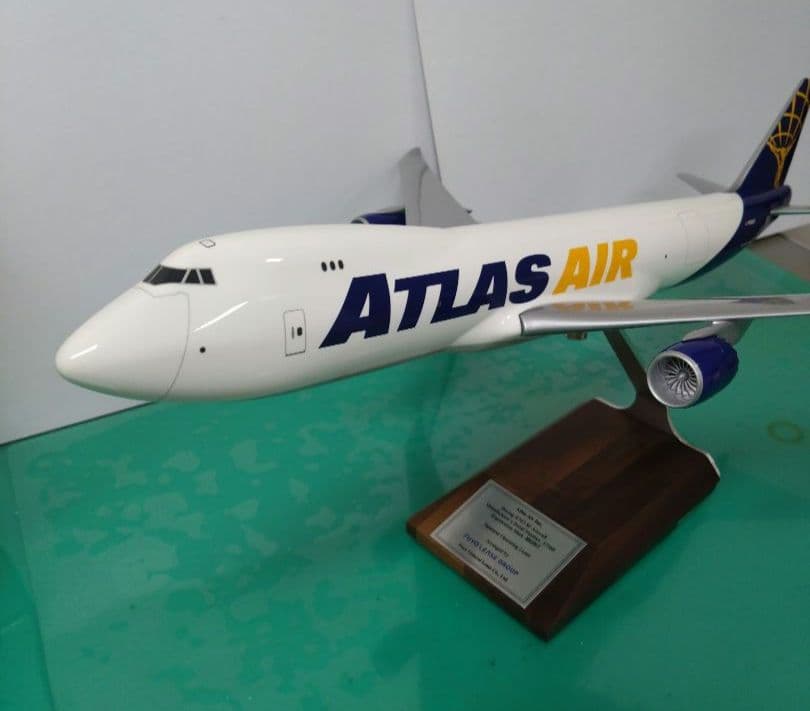 ATLAS AIR 航空機ジャンボ貨物機モデル 1/144 PACMIN社製 - メルカリ
