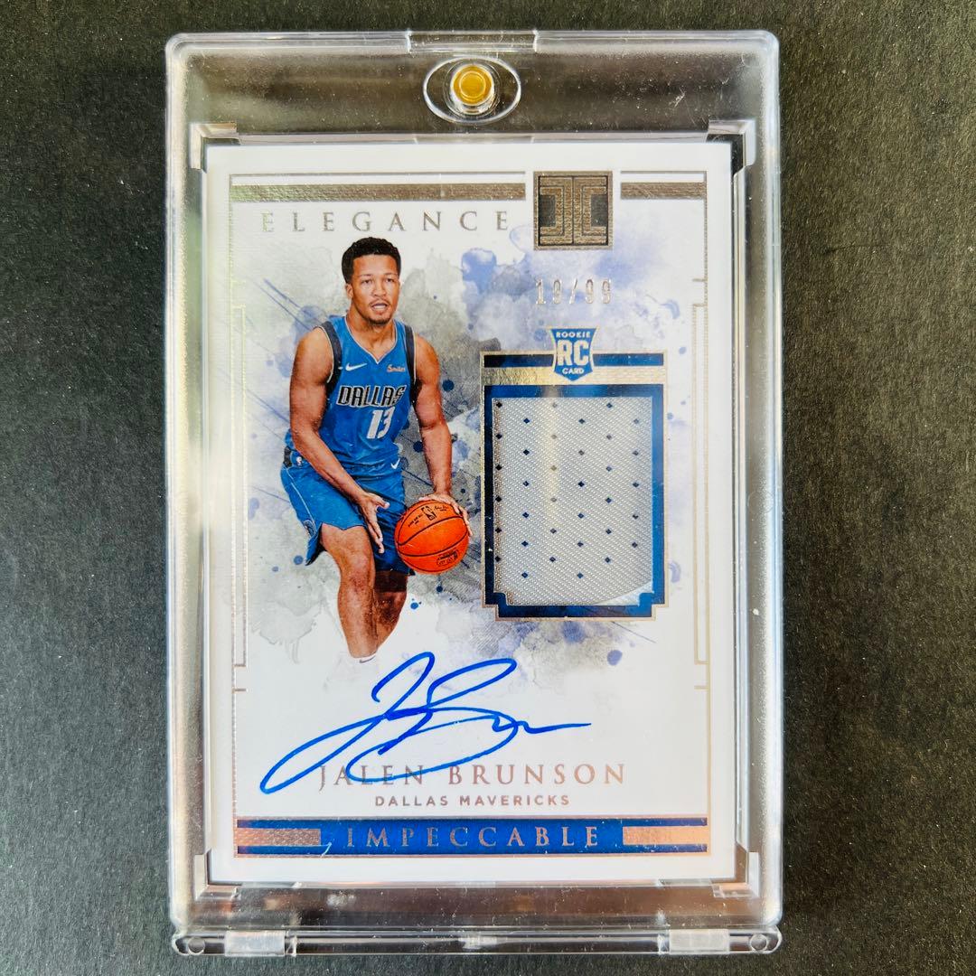 Panini NBA Jalen Brunson RC patch auto - メルカリ