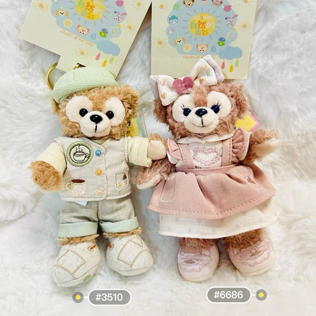 写真子発送❣️上海ディズニー ダッフィーとシェリーメイぬいぐるみ