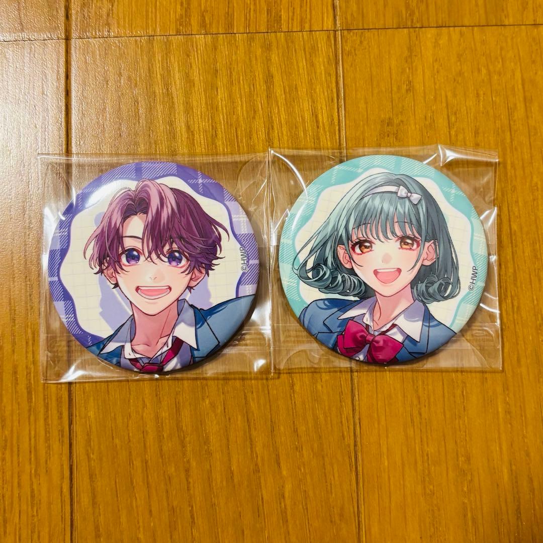 HoneyWorks ポップアップ 缶バッジ 瀬戸口清武、高梨小麻 - メルカリ
