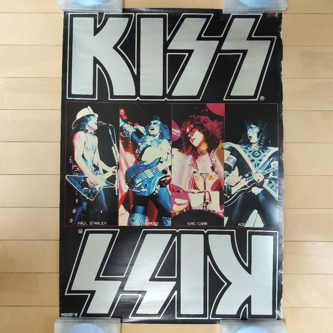 激レア!KISS 1980 ポスター♪当時物 非売品※※※ジャンク※※※ - メルカリ