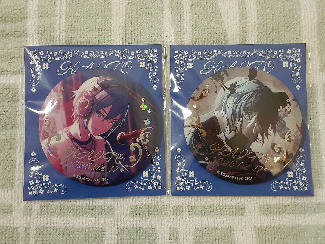 プロジェクトセカイ プロセカ はぴこれ KAITO 箔押し缶バッジ ②