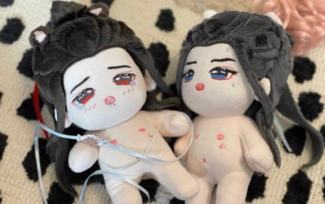 忘羡ぬいぐるみ20cm ペア 蓝忘机 魏无羡 魔道祖师 陈情令 - メルカリ